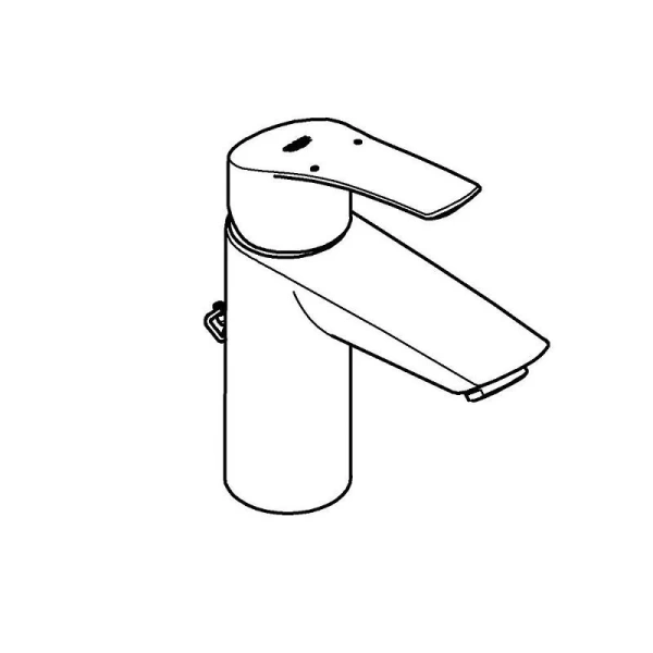 Смеситель для раковины Grohe Eurosmart хром 33188003 (детальная фотография), хром