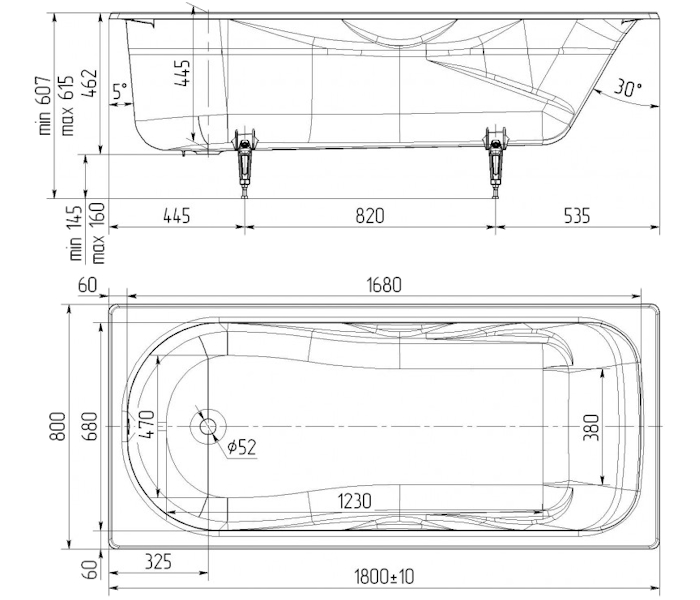 Схема (детальная фотография), прямоугольные