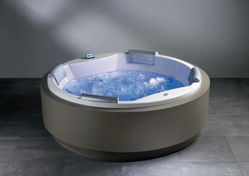 Ванна гидромассажная Riho Thermae Line Carmen 180 х 180 см (BZ29) (детальная фотография), современныe, hi-tech