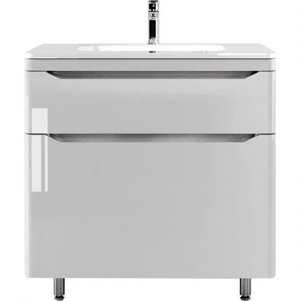 Тумба под раковину напольная Style Line Марелла Люкс Plus 70 см белый глянец СС-00002399 (детальная фотография), 70 см