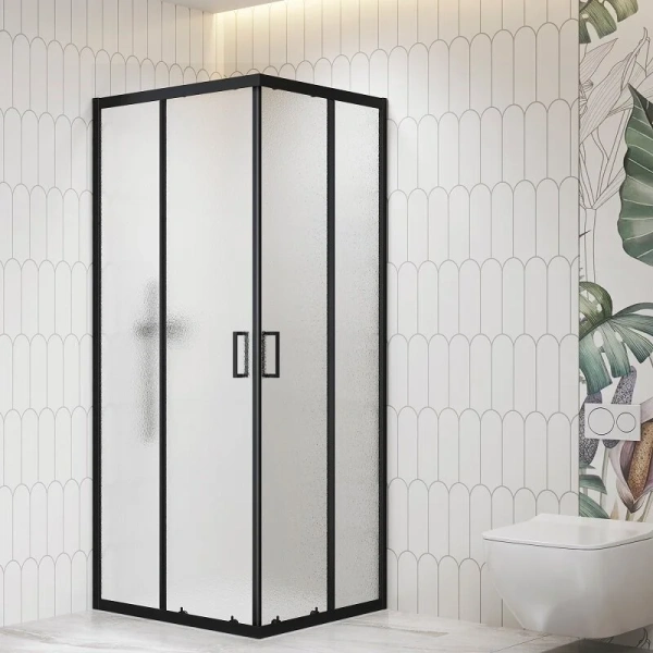 Душевой уголок RGW Classic CL-36B 90x90 см профиль черный 06093699-44 (детальная фотография)