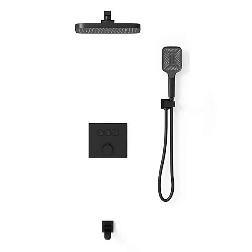 Душевой комплект Vincea черный - фото 2