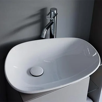 Раковина Laufen Palomba 52 см накладная 8.1680.2.000.112.1 (детальная фотография), накладные (на столешницу), пристенные