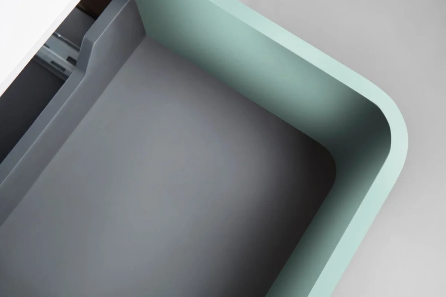 Тумба под раковину подвесная Am.Pm Sensation 80 см мятный глянец M30FHX0802GG (детальная фотография), по запросу index_1