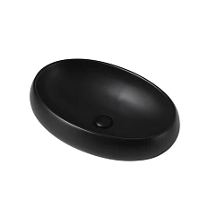 Раковина Abber Bequem 60 см черная матовая