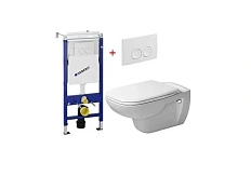 Унитаз подвесной Duravit D-Code белый