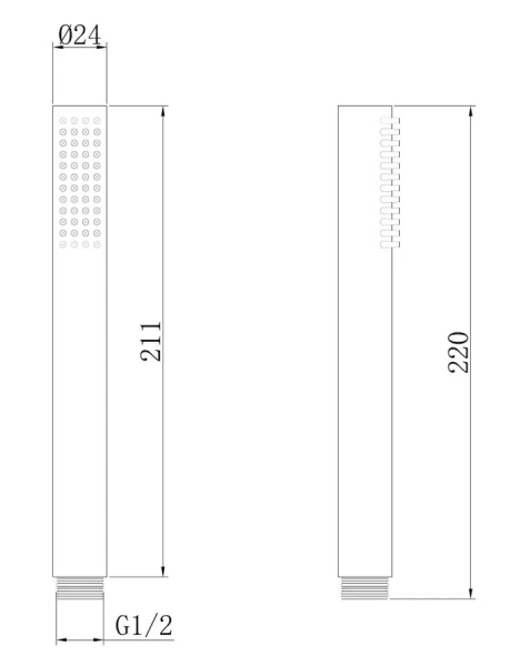 Лейка для душа Abber AF0051 латунь (детальная фотография), душевые лейки