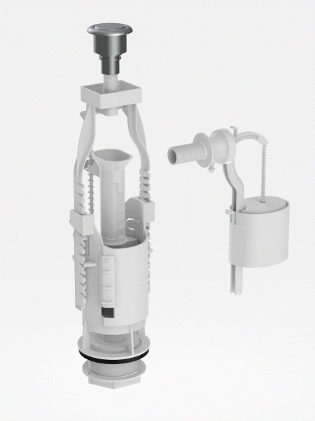 Комплект арматуры BERGES Eko боковой клапан 030412 (детальная фотография) index_4