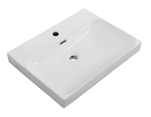 Раковина мебельная BelBagno Marino-Cer 61 см керамическая - фото 2