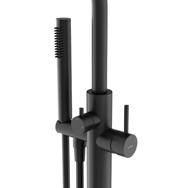 Смеситель для ванны Sancos Etna черный матовый SC9009MB (детальная фотография), современные, hi-tech