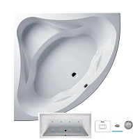 Ванна гидромассажная Riho Neo 150 x 150 см, AIR