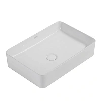 Раковина Abber Rechteck 50 см накладная, белая