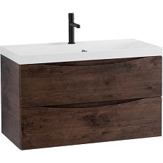 Тумба под раковину подвесная BelBagno Marino 90 см rovere moro