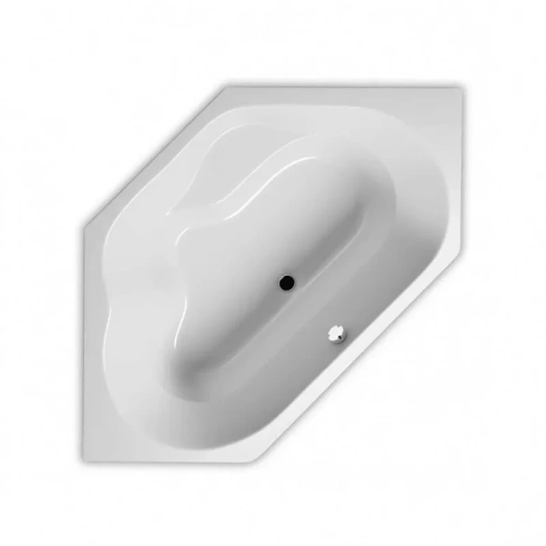 Ванна акриловая Riho Winnipeg Plug & Play, B010011005, 145 x 145 см, цвет белый (детальная фотография), акриловые
