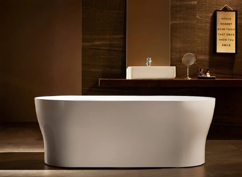 Ванна акриловая BelBagno 170х80 см отдельностоящая BB405-1700-800 (детальная фотография), современныe, hi-tech