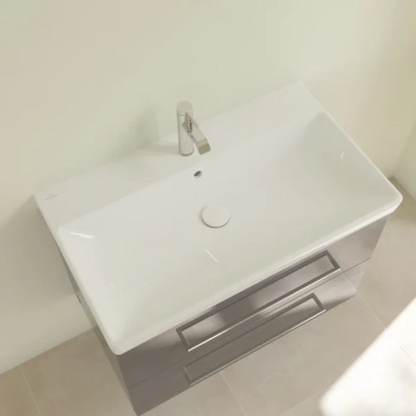 Раковина Villeroy & Boch Avento 80 см альпийский белый 41568001 (детальная фотография), 80 см