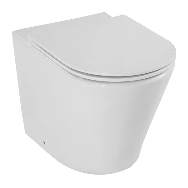 Унитаз напольный Jacob Delafon Rodin+ EDAA102 безободковый (детальная фотография)