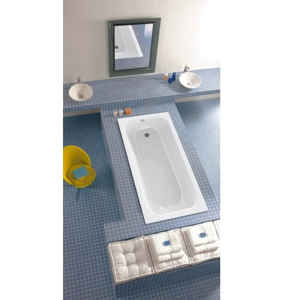 Ванна акриловая Jacob Delafon Trocadero E6D355RU-00, 180 х 80 см, цвет белый, каркас в подарок (детальная фотография), современныe, hi-tech