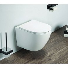 Унитаз подвесной Azario Gloria белый безободковый