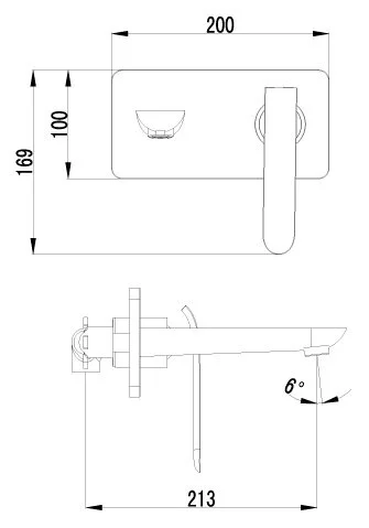 Смеситель для раковины Lemark Melange LM4926CW (детальная фотография), для раковины