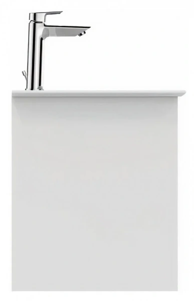 Тумба под раковину подвесная Ideal Standard Connect Air 80 см белый глянцевый, светло-серый матовый E0819KN (детальная фотография), подвесная, пристенная