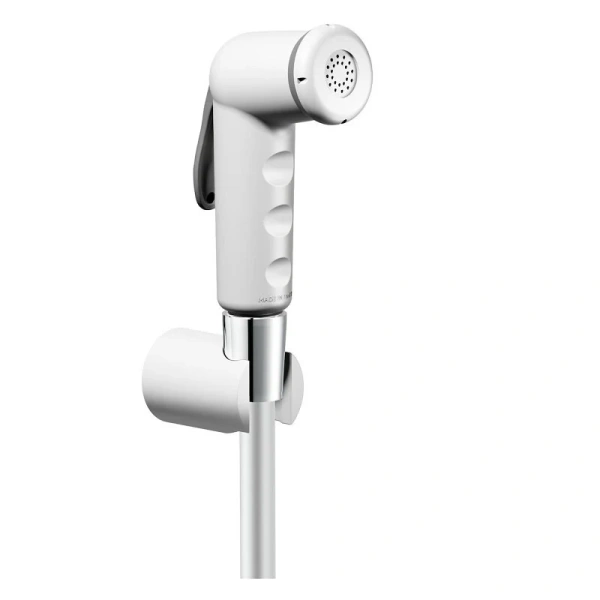 Гигиенический душ с держателем Nobili Rubinetterie белый/хром AD146/52BB (детальная фотография)