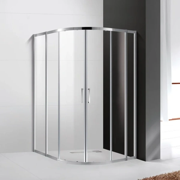 Душевой уголок Cezares Molveno 110х100 см стекло прозрачное MOLVENO-RH-22-110/100-C-Cr-IV (детальная фотография)