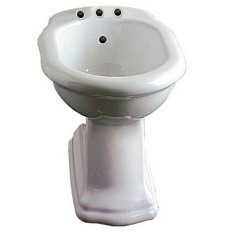 Биде напольное Devon & Devon New Etoile белое на 3 отверстия