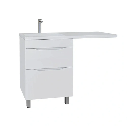 Тумба под раковину напольная Grossman Вилар 60 см белая - фото 1