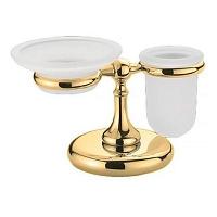 Держатель стакана и мыла для ванной золото Bagno & Associati Regency RE 773 52 ORO