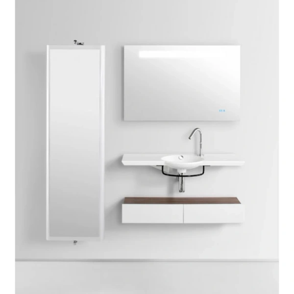 Раковина Jacob Delafon Formilia 100 см белая E4508-00 (детальная фотография), подвесные, пристенные