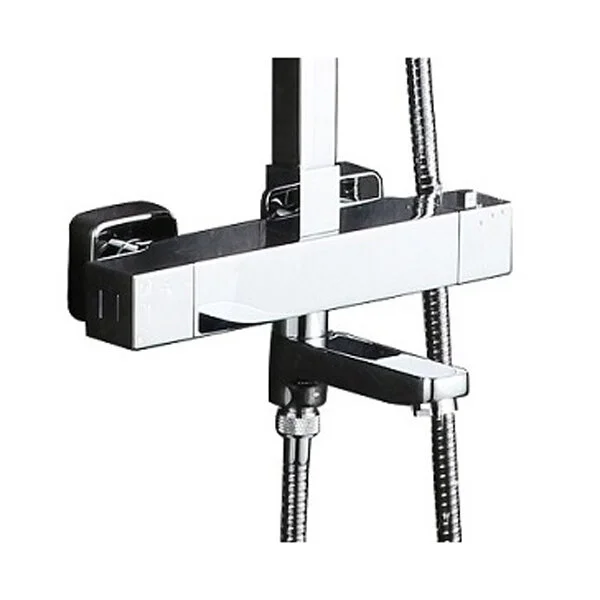 Душевая стойка Timo Tetra-Thermo хром SX-0169/00 (детальная фотография), с тропическим душем