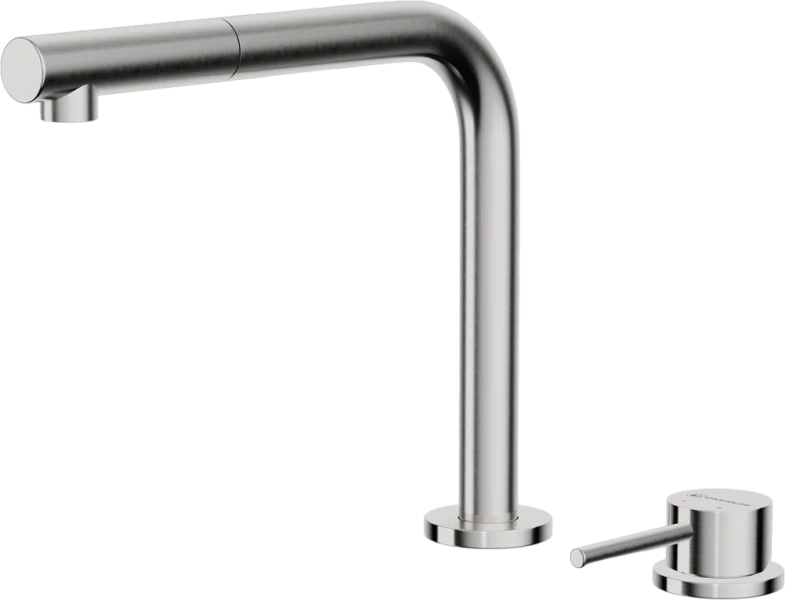 Смеситель для кухни Omoikiri Nara-S-BN нержавеющая сталь 4994329 (детальная фотография)