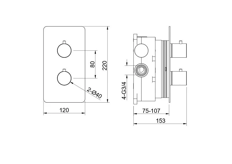 Смеситель для душа Акватек Европа золото шлифованное AQ1392BG (детальная фотография), для душа