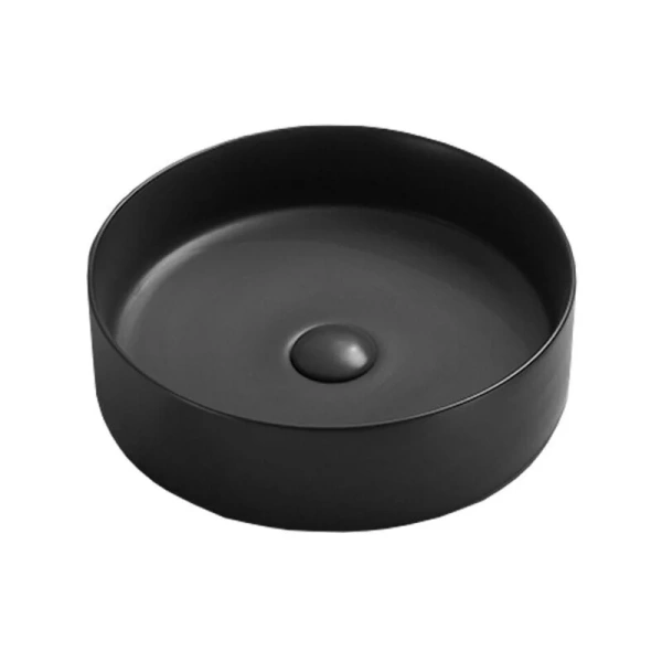 Раковина Vincea 40 см матовая черная VBS-216MB (детальная фотография)