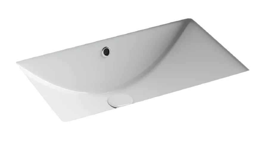 Раковина Ceramica Nova Era 60 см встраиваемая CN6082 (детальная фотография), встраиваемые (в столешницу)