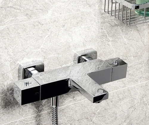 Смеситель для ванны WasserKRAFT АIme хром 1511 Thermo (детальная фотография), для ванны