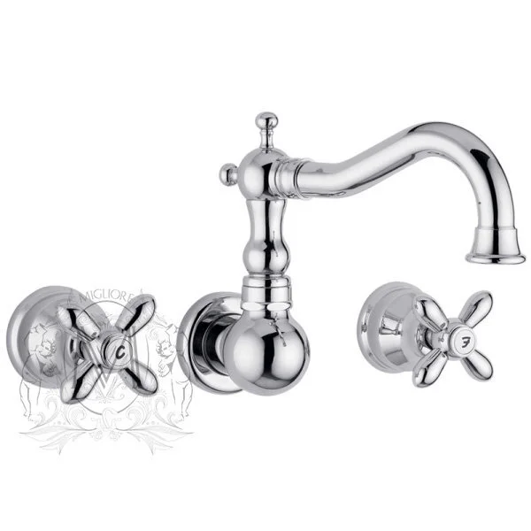 Смеситель для раковины, хром, Migliore Princeton Plus ML.PRP-8070.CR (детальная фотография)