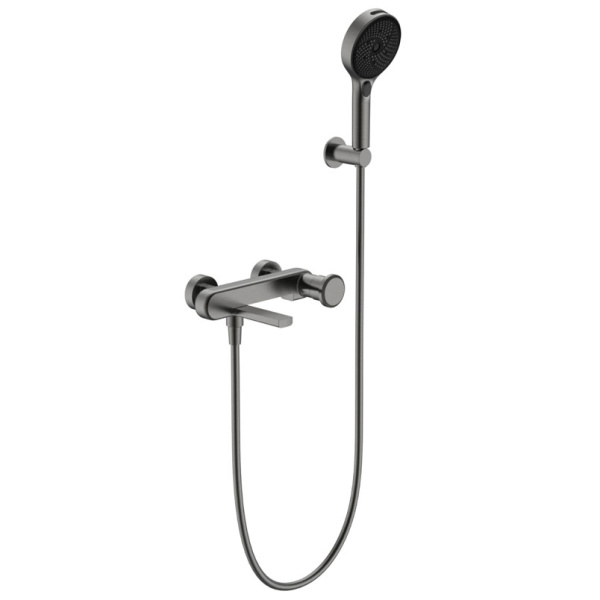 Смеситель для ванны ALTROBAGNO Ricco 0235 оружейная сталь ALTROBAGNORicco0235GM (детальная фотография)