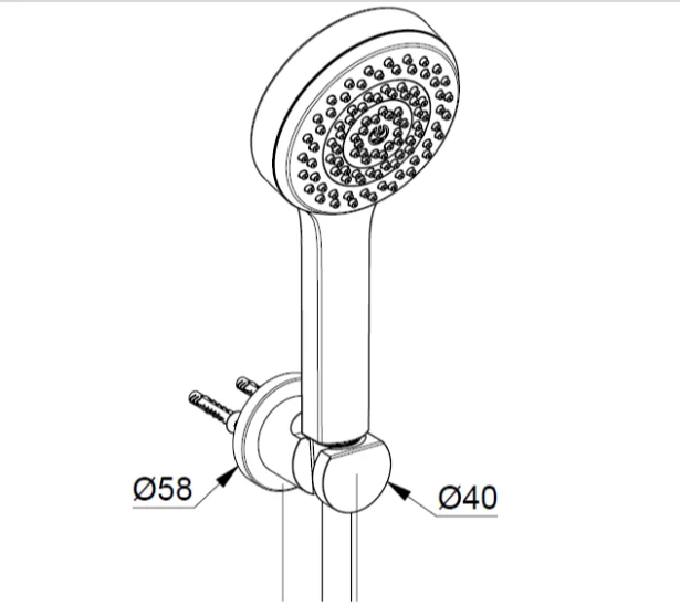 Душевой гарнитур Kludi Dive хром 6885005-00 (детальная фотография), душевые гарнитуры
