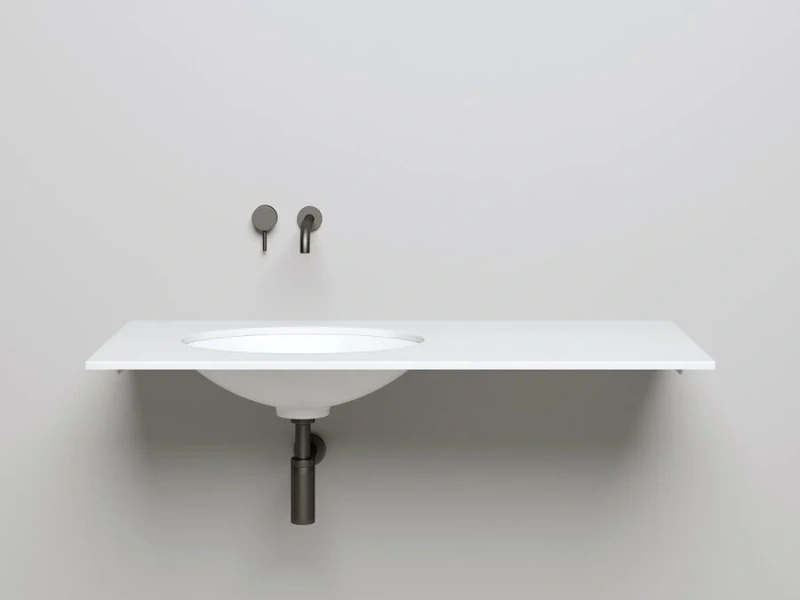 Раковина Salini Marea 11 55 см белая матовая 1802211M (детальная фотография), белые