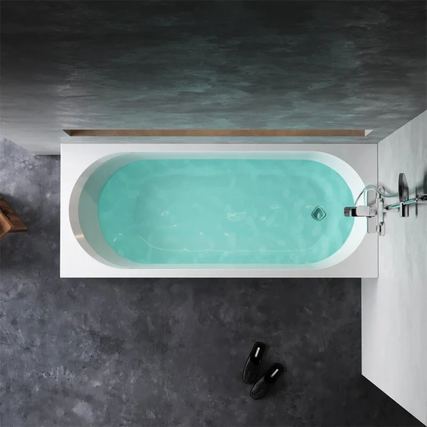 Ванна акриловая Am.Pm X-Joy 165х70 см прямоугольная W94A-165-070W-A (детальная фотография), приставные