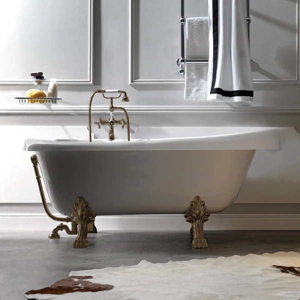 Ванна отдельностоящая ножки цвет бронза 170х77 Kerasan Retro 105593 (детальная фотография)