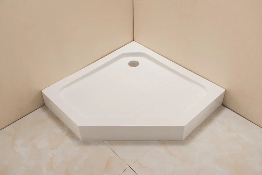 Душевой поддон Grossman Pragma 100х100 см пятиугольный PR-ST-100D (детальная фотография)