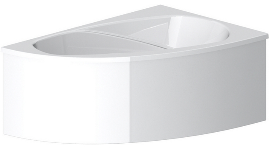 Ванна, цвет белый, Astra-Form Тиора Astra-Form Tiora right white (детальная фотография), недорогие, глубокие
