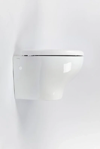 Унитаз с инсталляцией Valsir Eden с белой глянцевой клавишей KIT VSWG 7212 Slim P1 (детальная фотография), с инсталляцией index_1