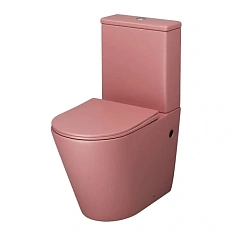 Унитаз компакт Grossman Color розовый матовый