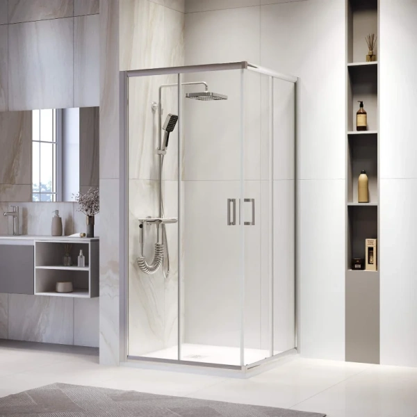 Душевой уголок RGW Passage PA-39 03083999-1 90х90 см прозрачное стекло (детальная фотография)