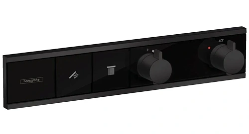 Смеситель для душа Hansgrohe RainSelect черный матовый - фото 2