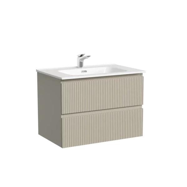Тумба под раковину подвесная Sancos Snob T 70 см Beige Soft SNT70CE (детальная фотография)